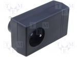 Кутия за захранване CP-Z-27/B Кутия: за захранващо устройство; X:70,9mm; Y:120,5mm; Z:45mm